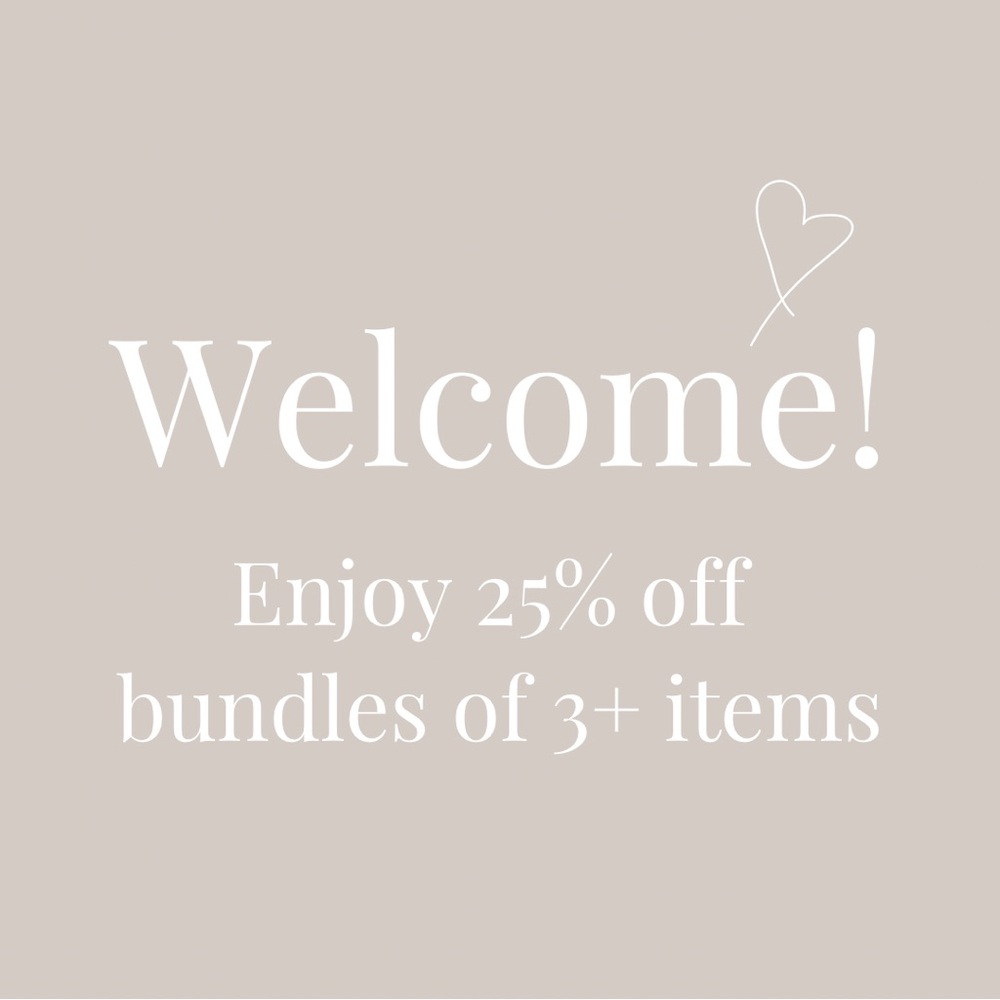 ✨25% off when you buy 3+ items✨